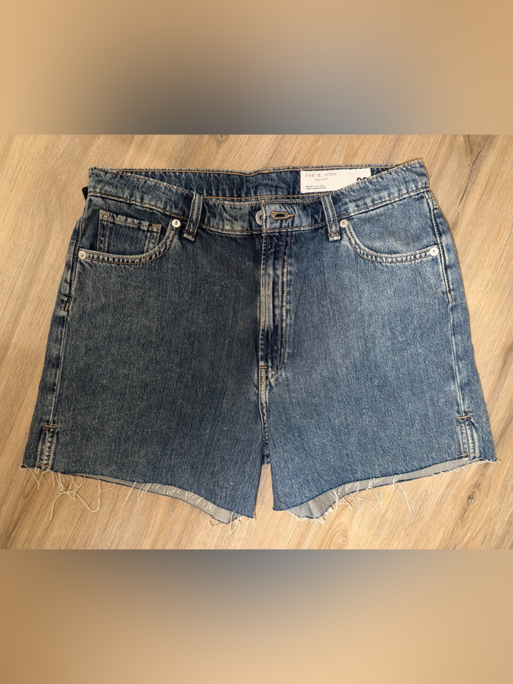 Rag & Bone Retro Denim Cutoff Shorts - Picture 5 of 8